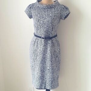 Beautiful black and white peter pan collar  Jones Newyork Dress size 6